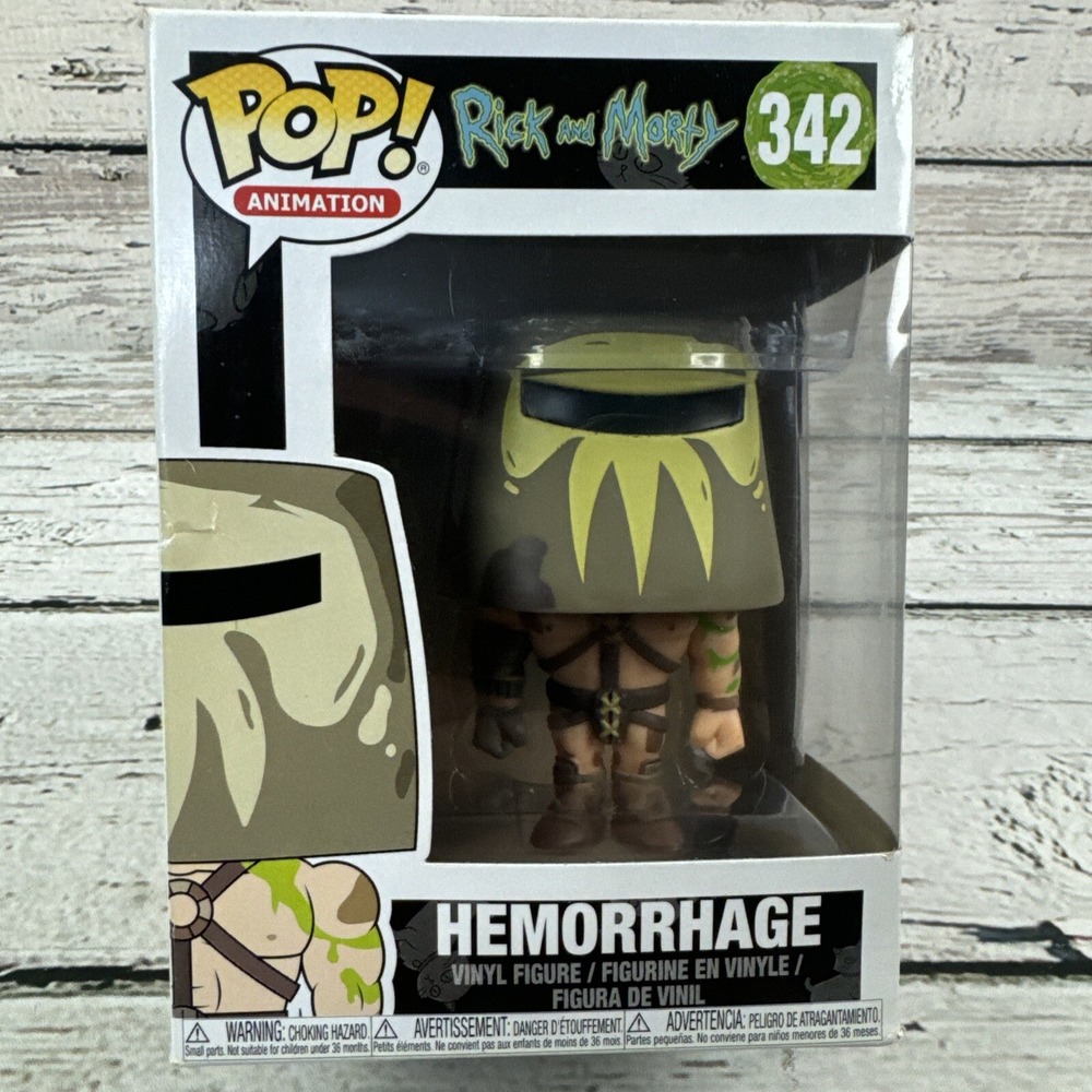 Funko Pop! Animation Rick and Morty Hemorrhage #342 Vinyl Figure Sealed
